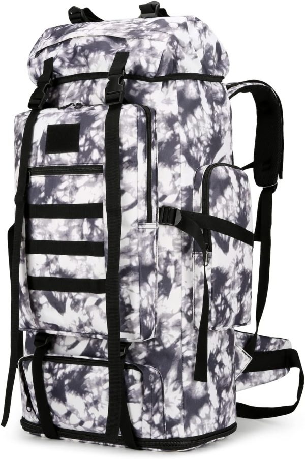 Hiking Backpack for Men 70L/100L Camping Backpack Military Rucksack  3 Days Assault Pack for Climbing