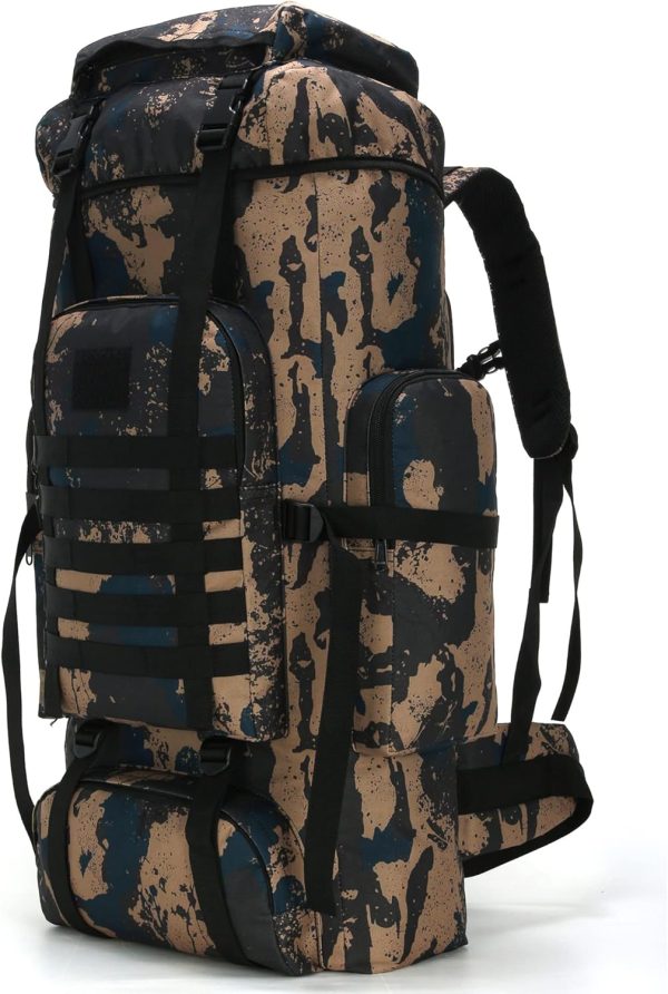 Hiking Backpack for Men 70L/100L Camping Backpack Military Rucksack  3 Days Assault Pack for Climbing