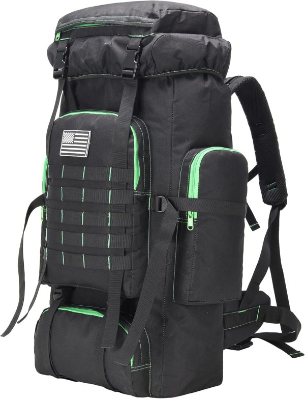 Hiking Backpack for Men 70L/100L Camping Backpack Military Rucksack  3 Days Assault Pack for Climbing